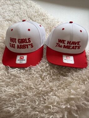 NWT Richardson Arbys hats.  $18 each or two for $30. Both size small